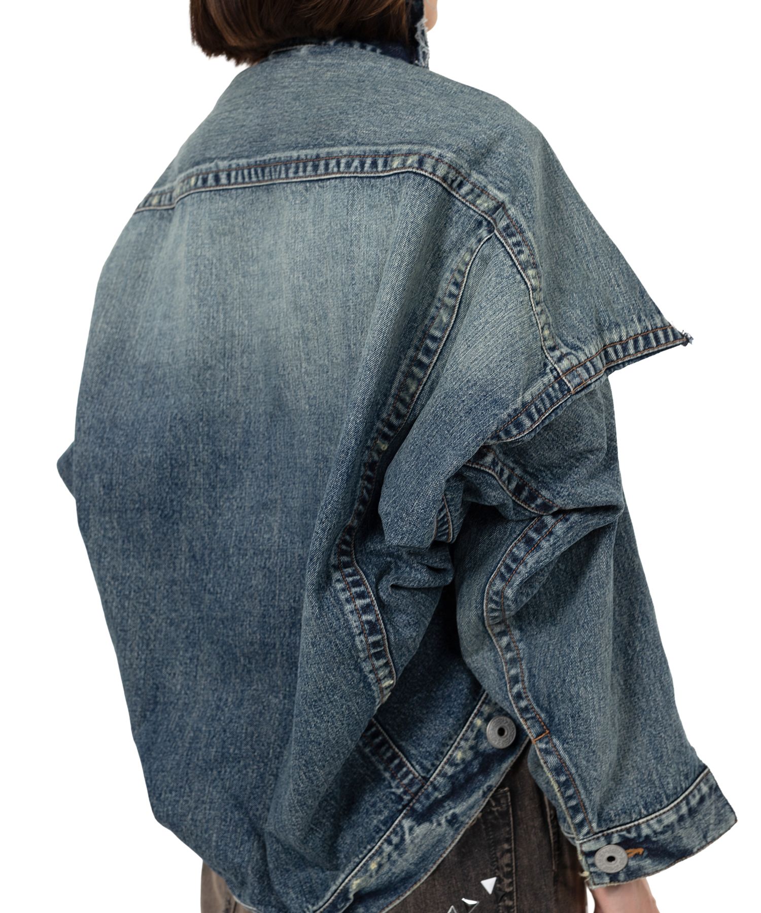 Asymmetric Denim Jacket