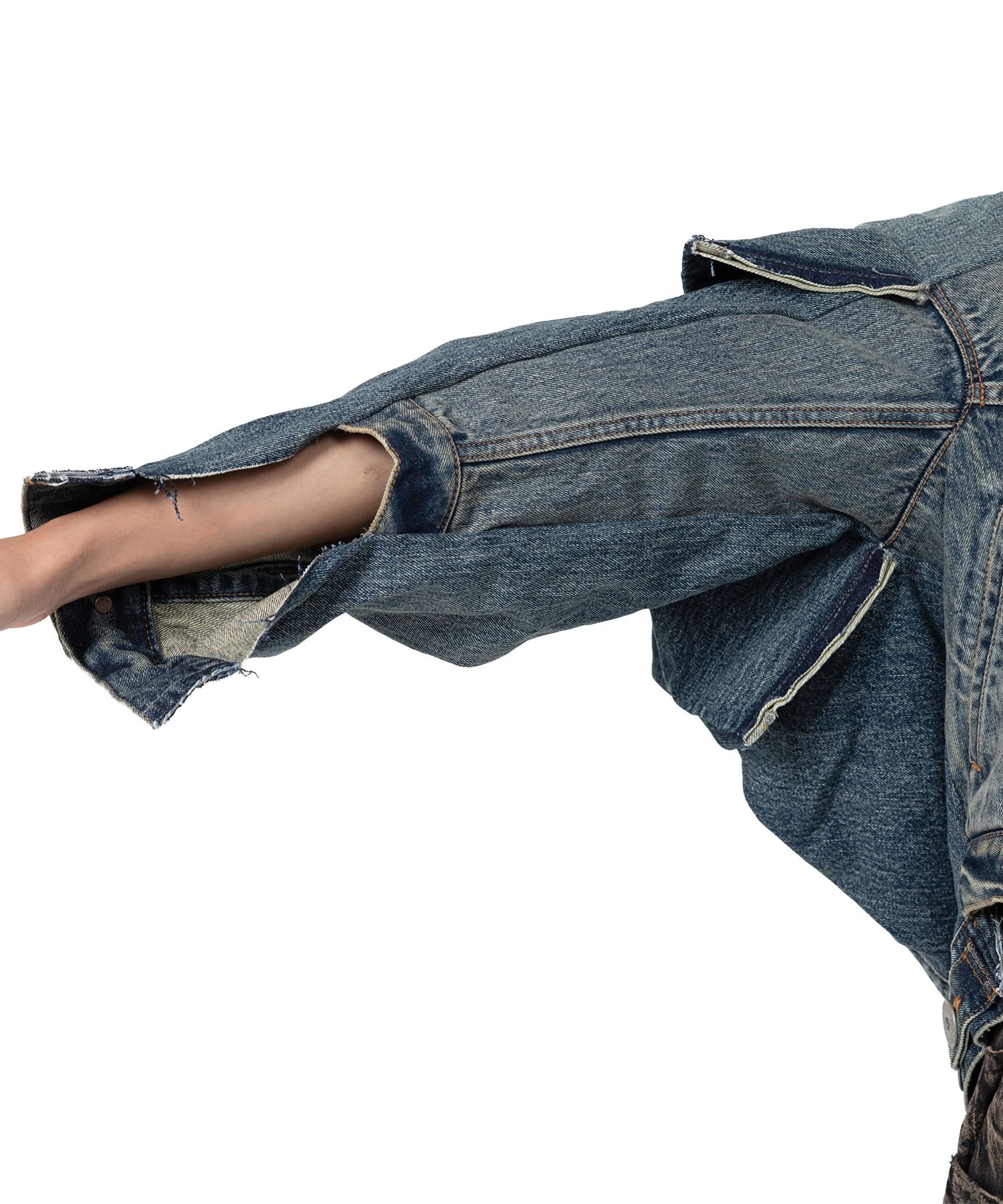 Asymmetric Denim Jacket