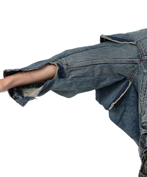 Asymmetric Denim Jacket