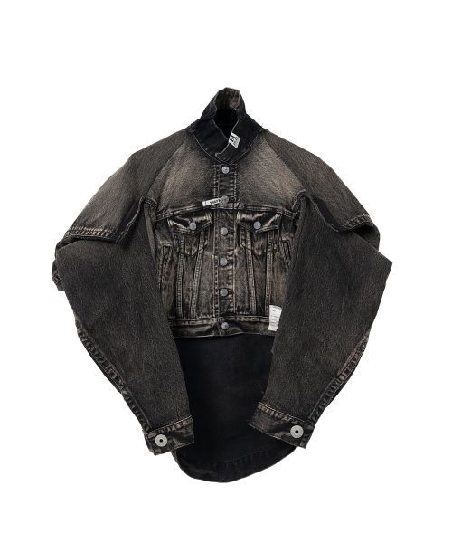 Asymmetric Denim Jacket