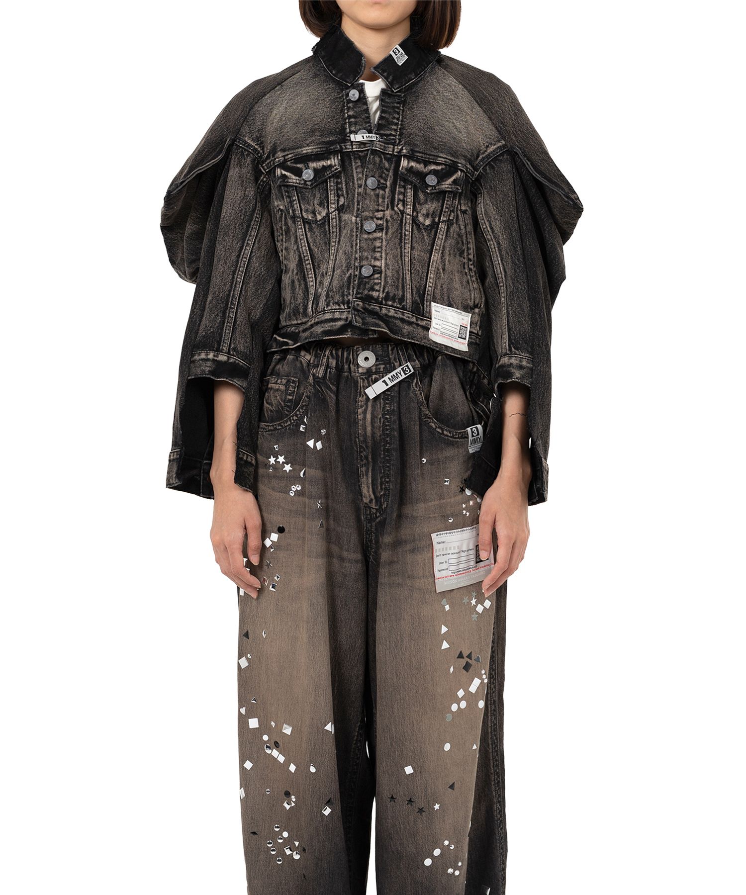 ユ*ウ様 ミハラヤスヒロのアシンメトリークラッシュジャケット Maison MIHARA YASUHIRO ONLINE STORE（メゾンミハラヤスヒロ
