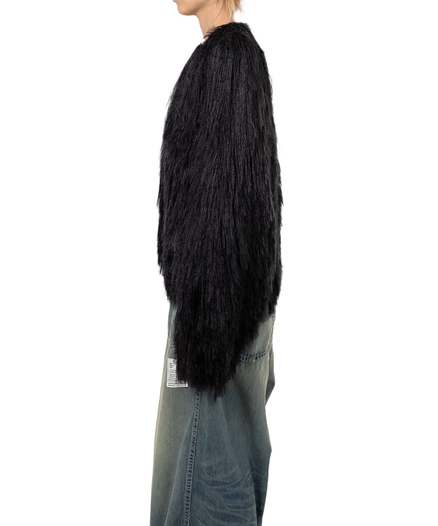 Shaggy Fringe Knit Cardigan