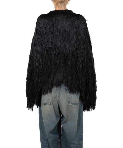 Shaggy Fringe Knit Cardigan