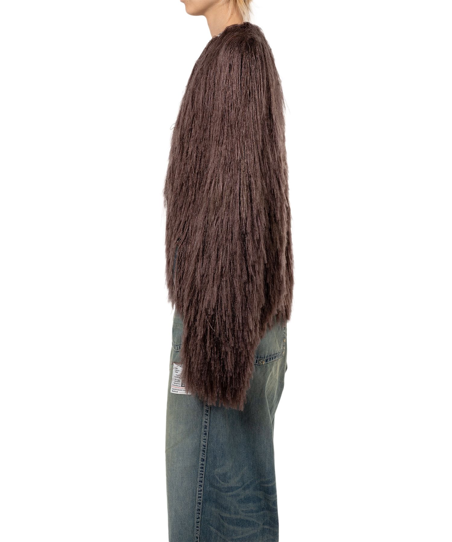 Shaggy Fringe Knit Cardigan