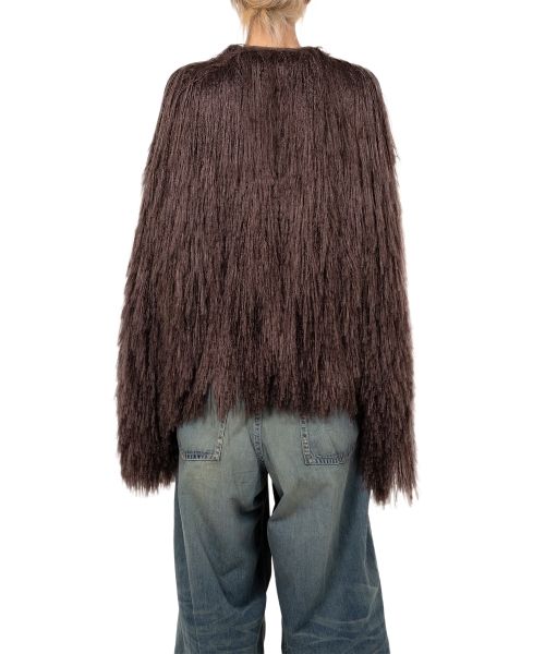 Shaggy Fringe Knit Cardigan