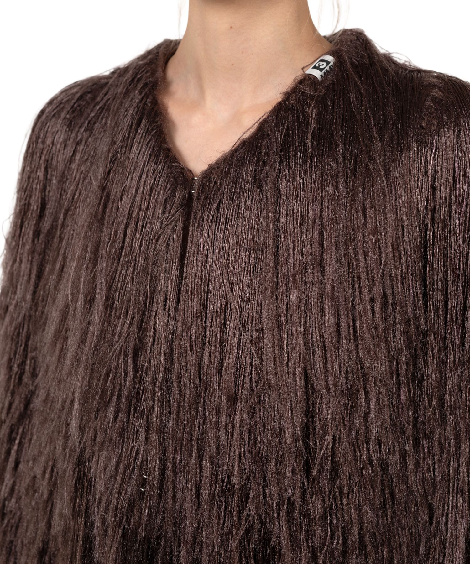 Shaggy Fringe Knit Cardigan