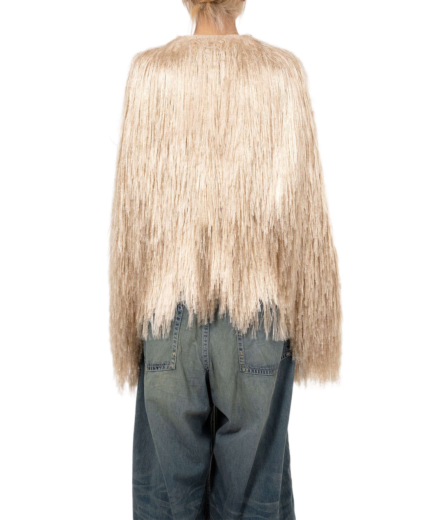 Shaggy Fringe Knit Cardigan