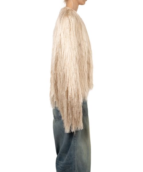 Shaggy Fringe Knit Cardigan