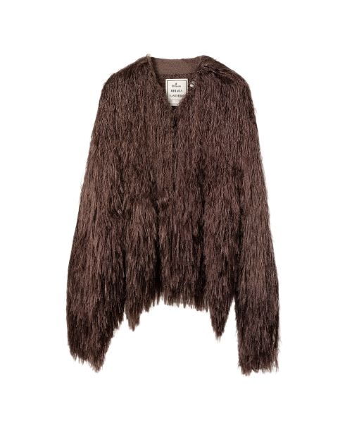 Shaggy Fringe Knit Cardigan