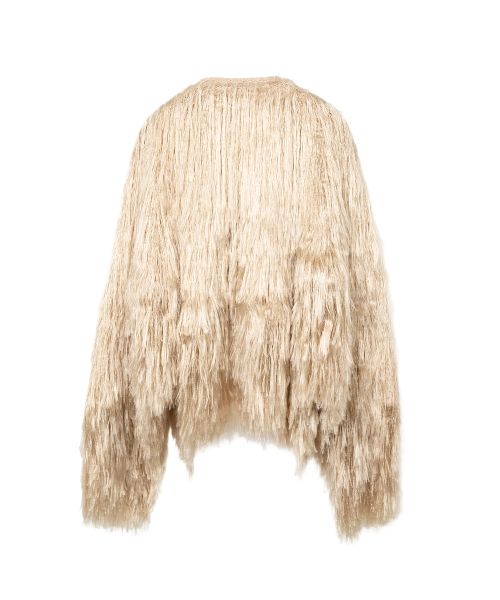 Shaggy Fringe Knit Cardigan
