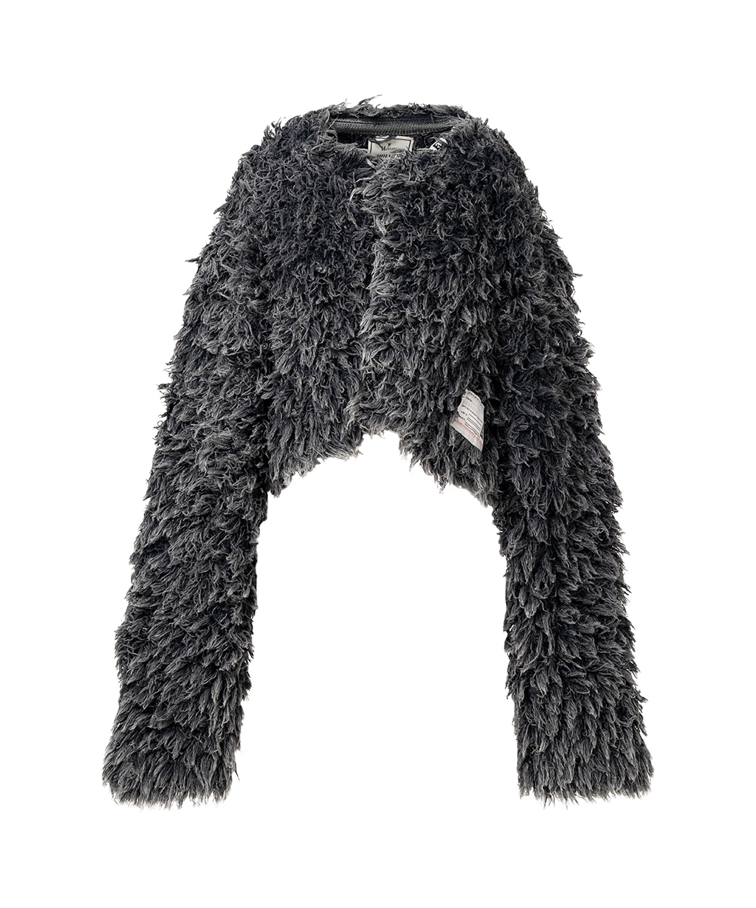 Bleached Shaggy Knit Sweater