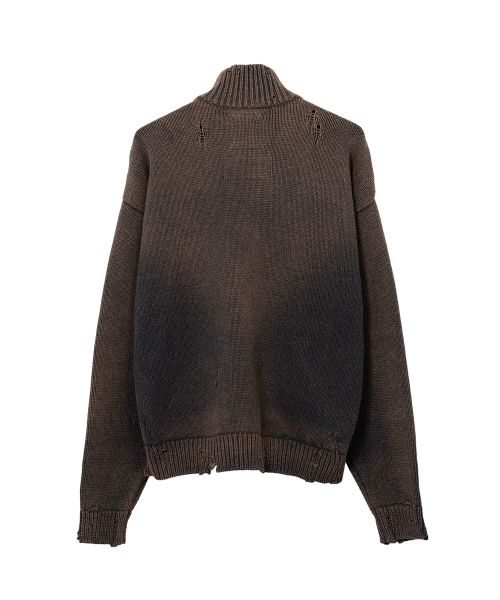 Cat Jacquard Knit Cardigan