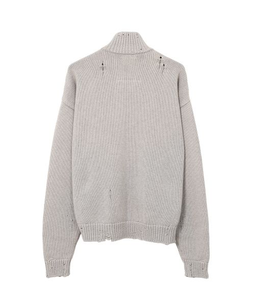 Cat Jacquard Knit Cardigan