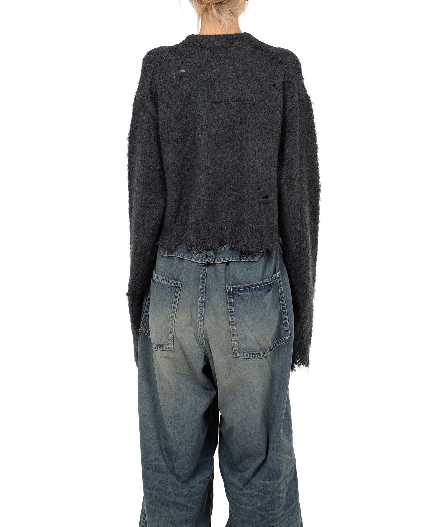 ミハラヤスヒロ Distressed Knit Cardigan Maison MIHARA YASUHIRO ONLINE STORE（ミハラヤスヒロ