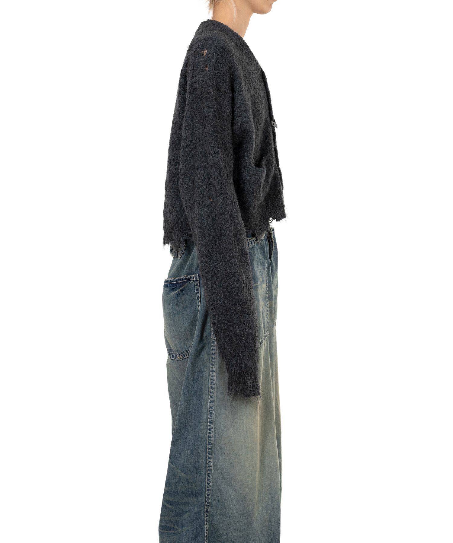 Mohair Knit Cardigan