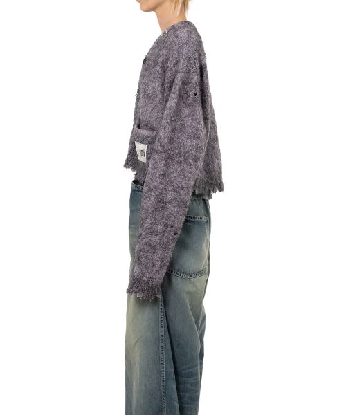 Mohair Knit Cardigan