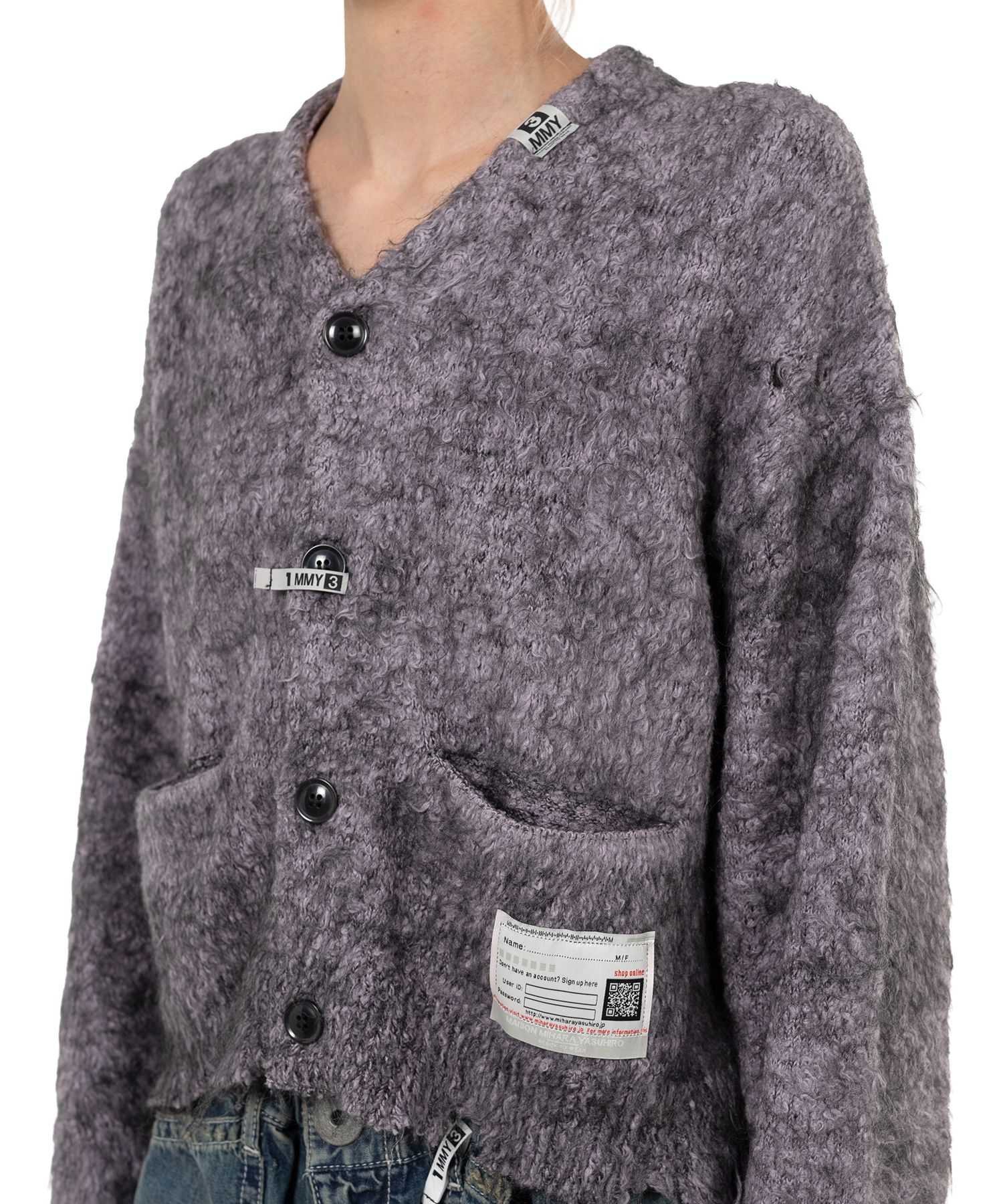Mohair Knit Cardigan
