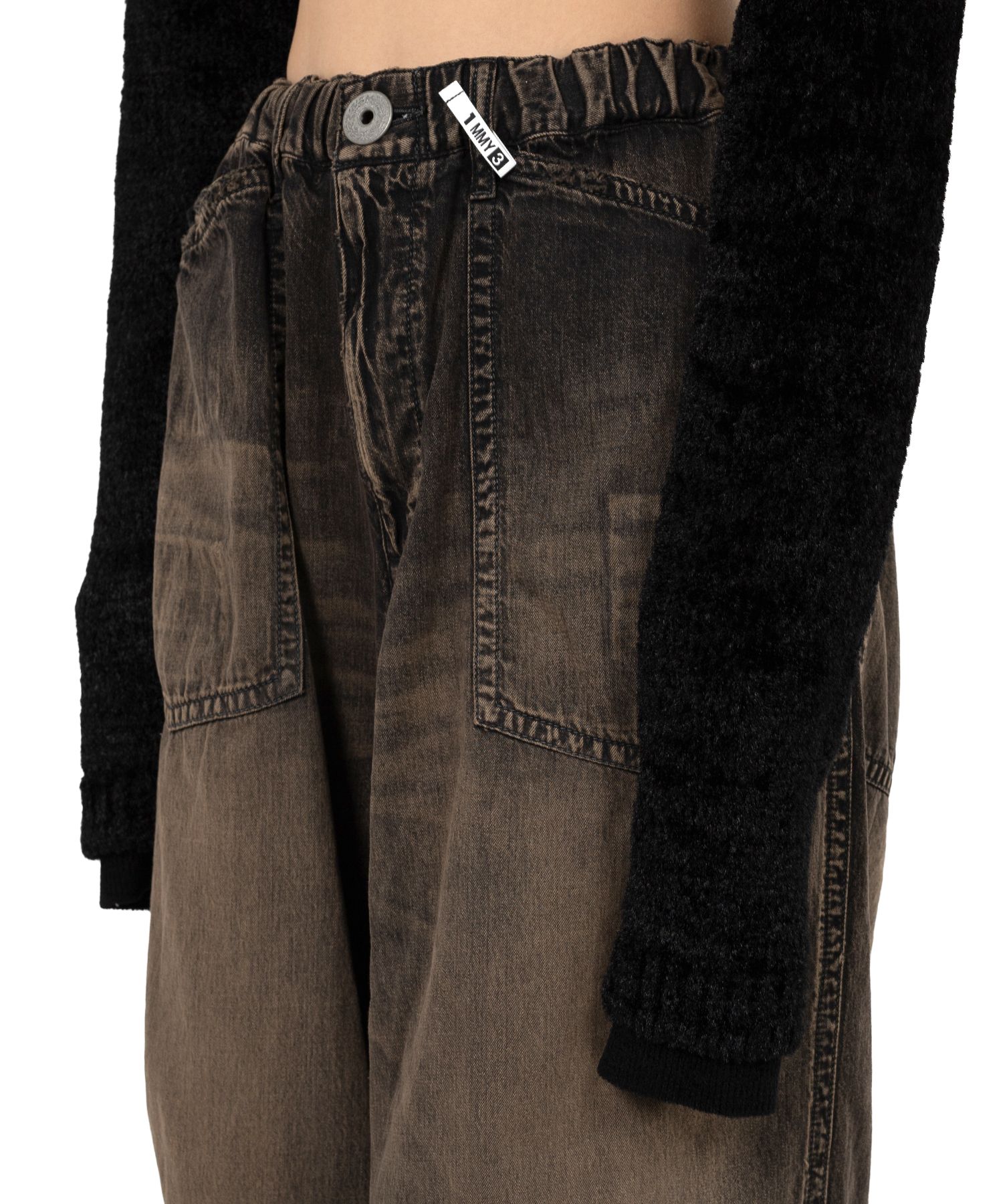 Layered Cropped Knit Cardigan