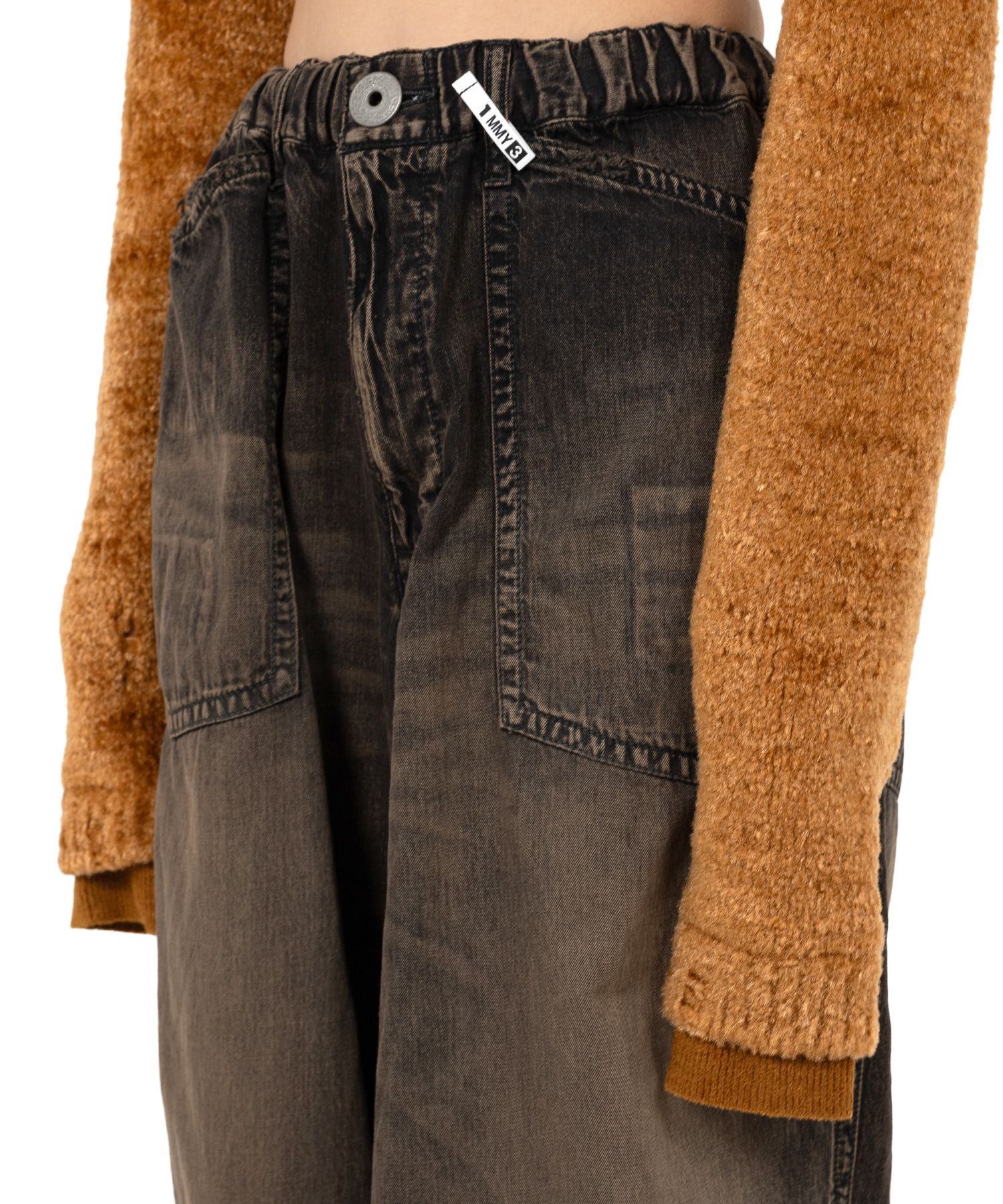 Layered Cropped Knit Cardigan