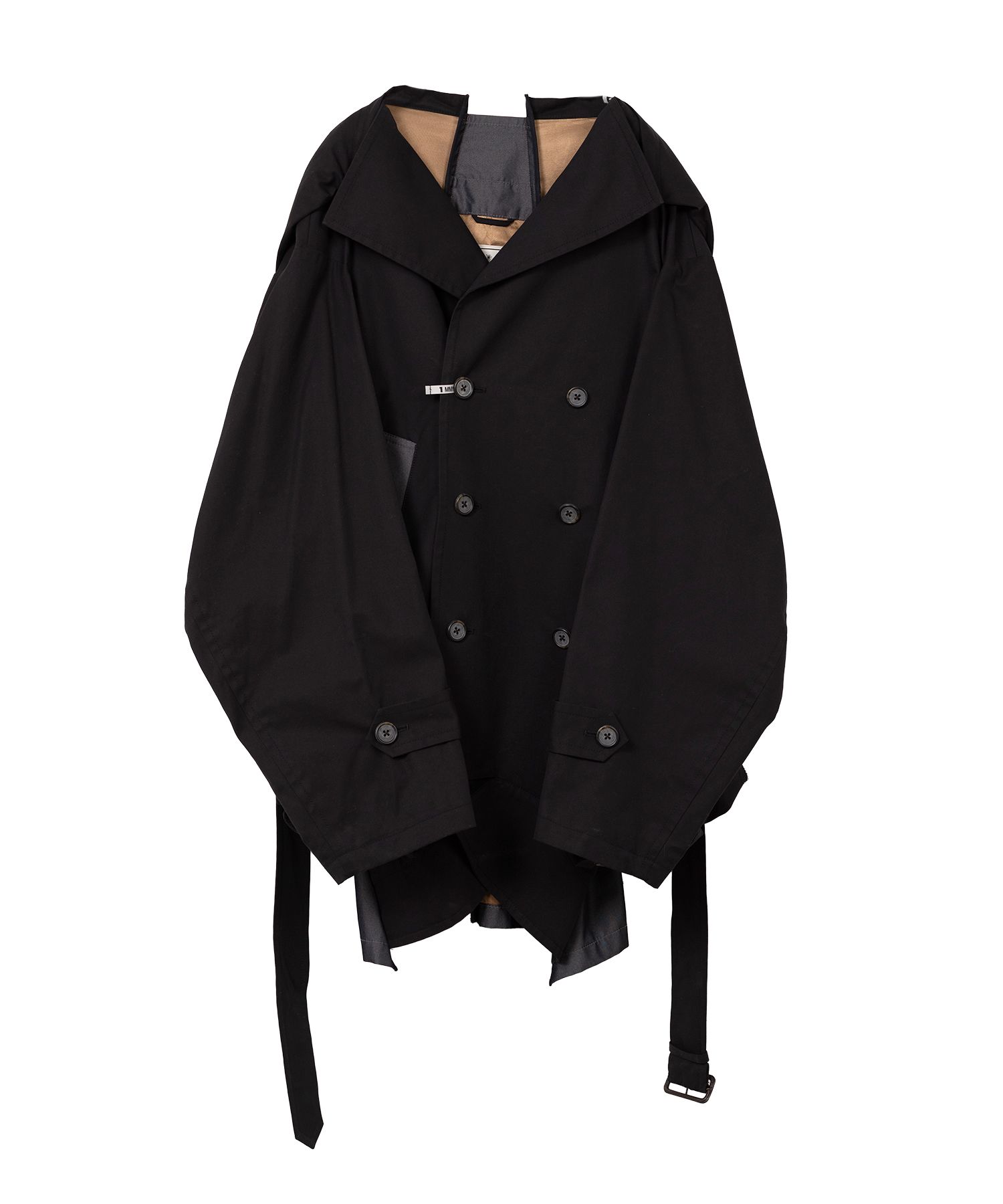 Reversed Front Trench Coat