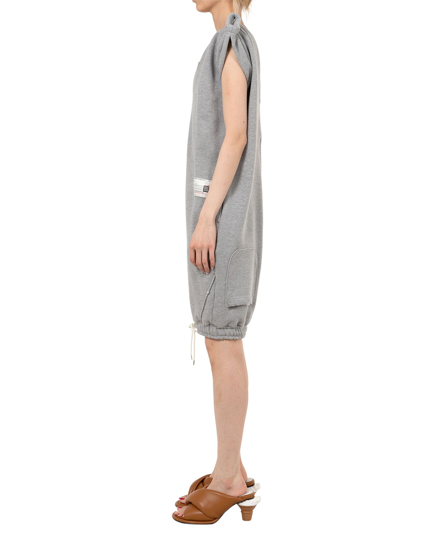 Reversed Sweat Pants Dress