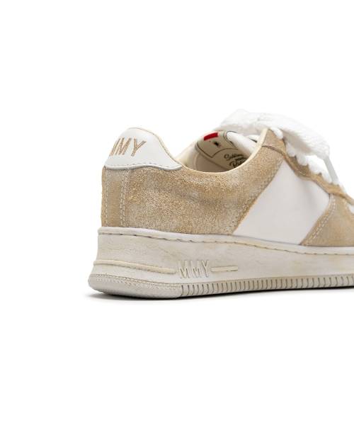 "ROSY" OG Sole Mix Material Low-top Sneaker