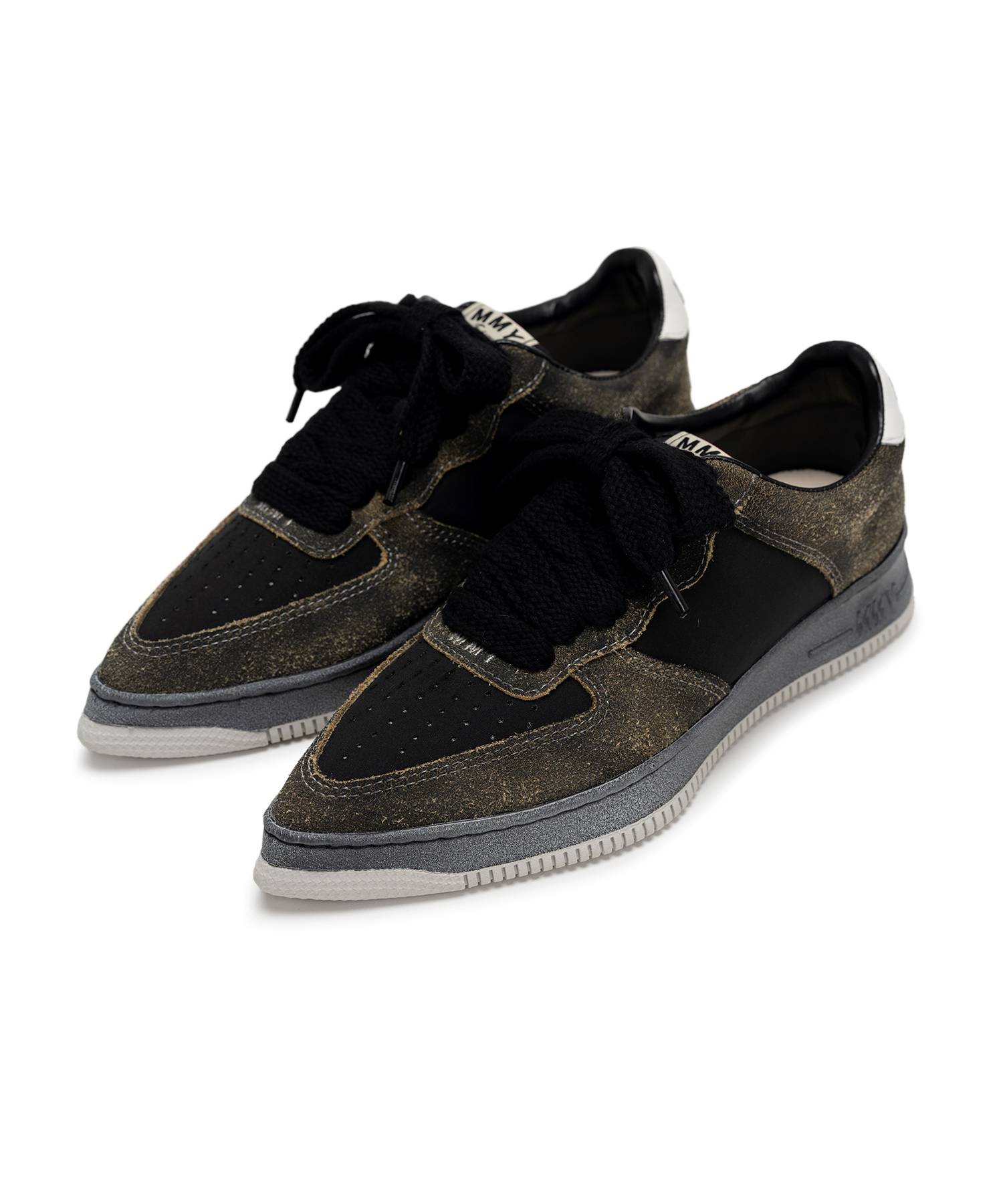 "ROSY" OG Sole Mix Material Low-top Sneaker