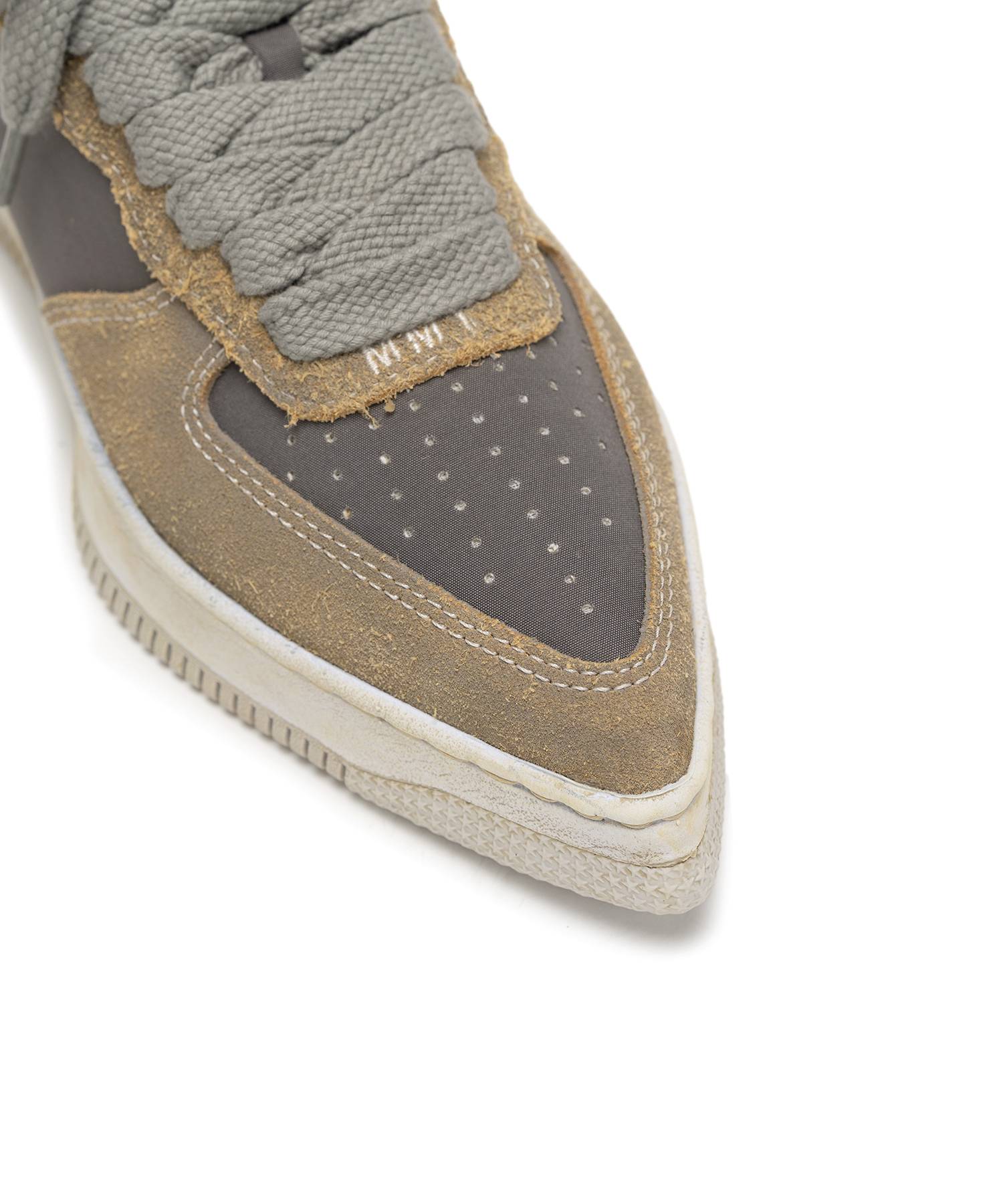 "ROSY" OG Sole Mix Material Low-top Sneaker