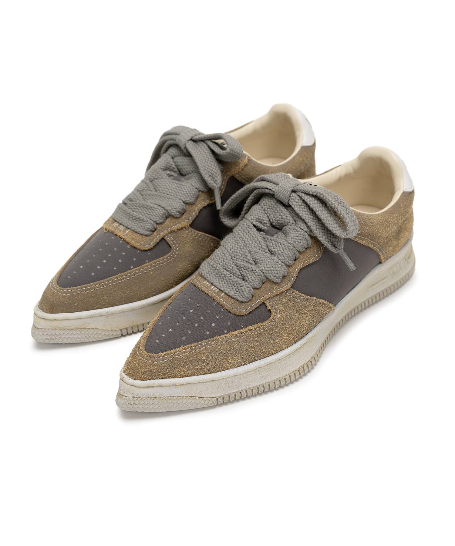 "ROSY" OG Sole Mix Material Low-top Sneaker