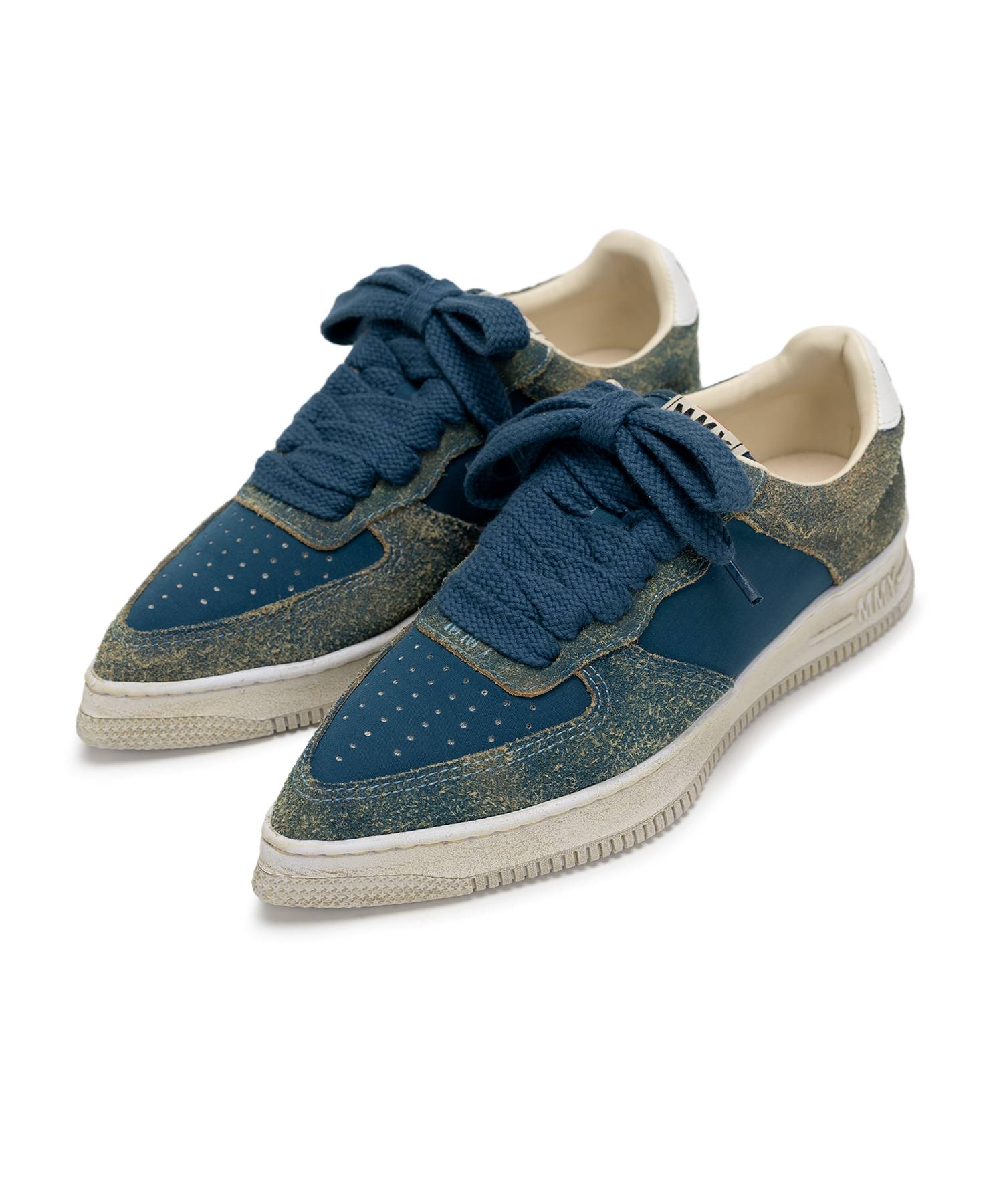 "ROSY" OG Sole Mix Material Low-top Sneaker