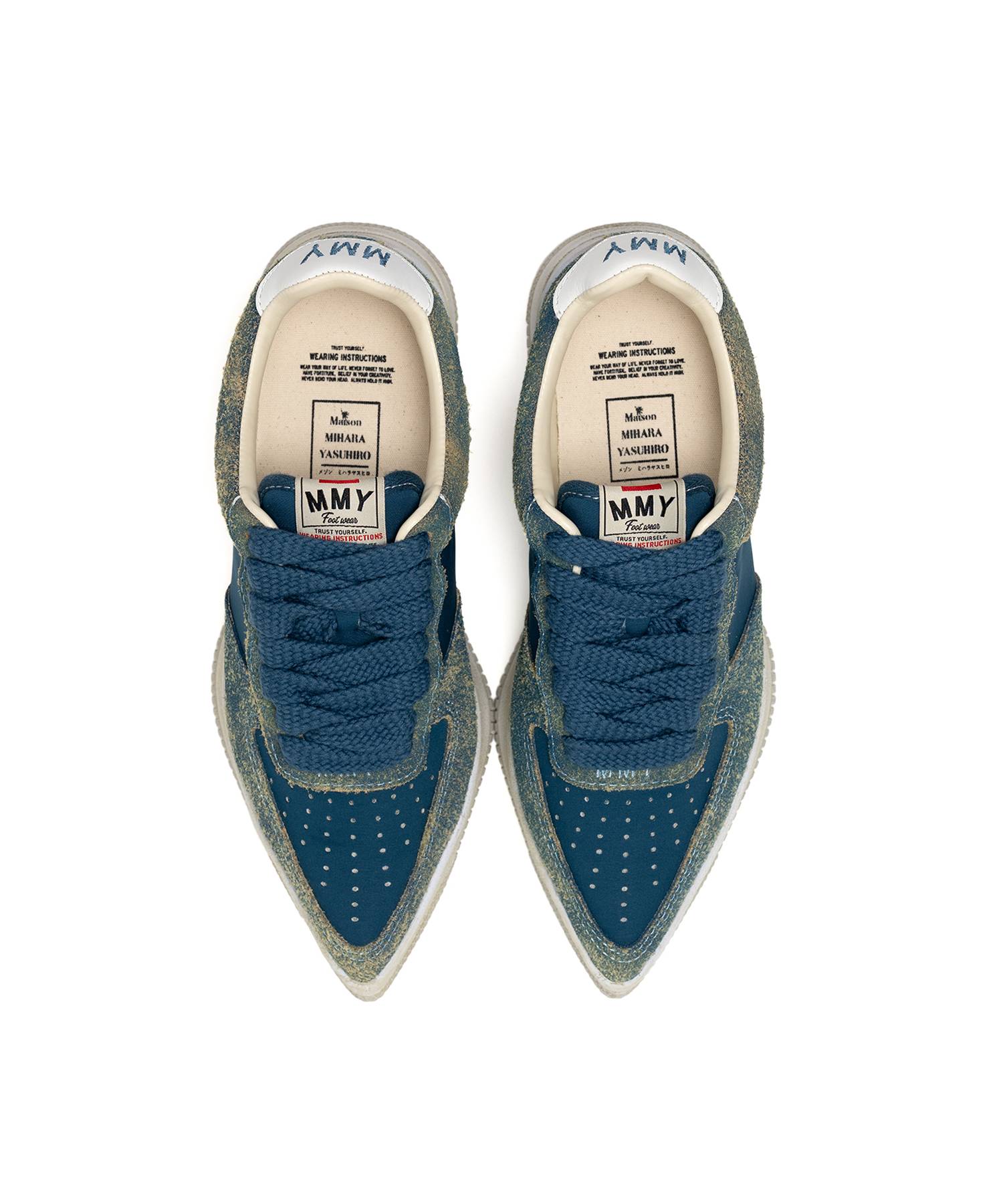 "ROSY" OG Sole Mix Material Low-top Sneaker