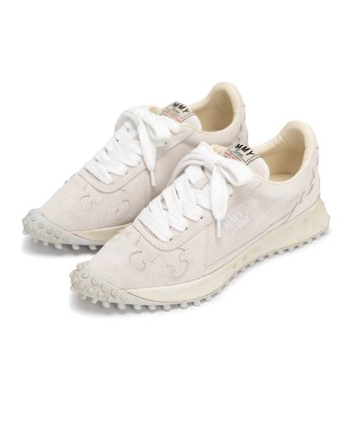 "DAPHNE" OG Sole Western Detail Suede Low-top Sneaker