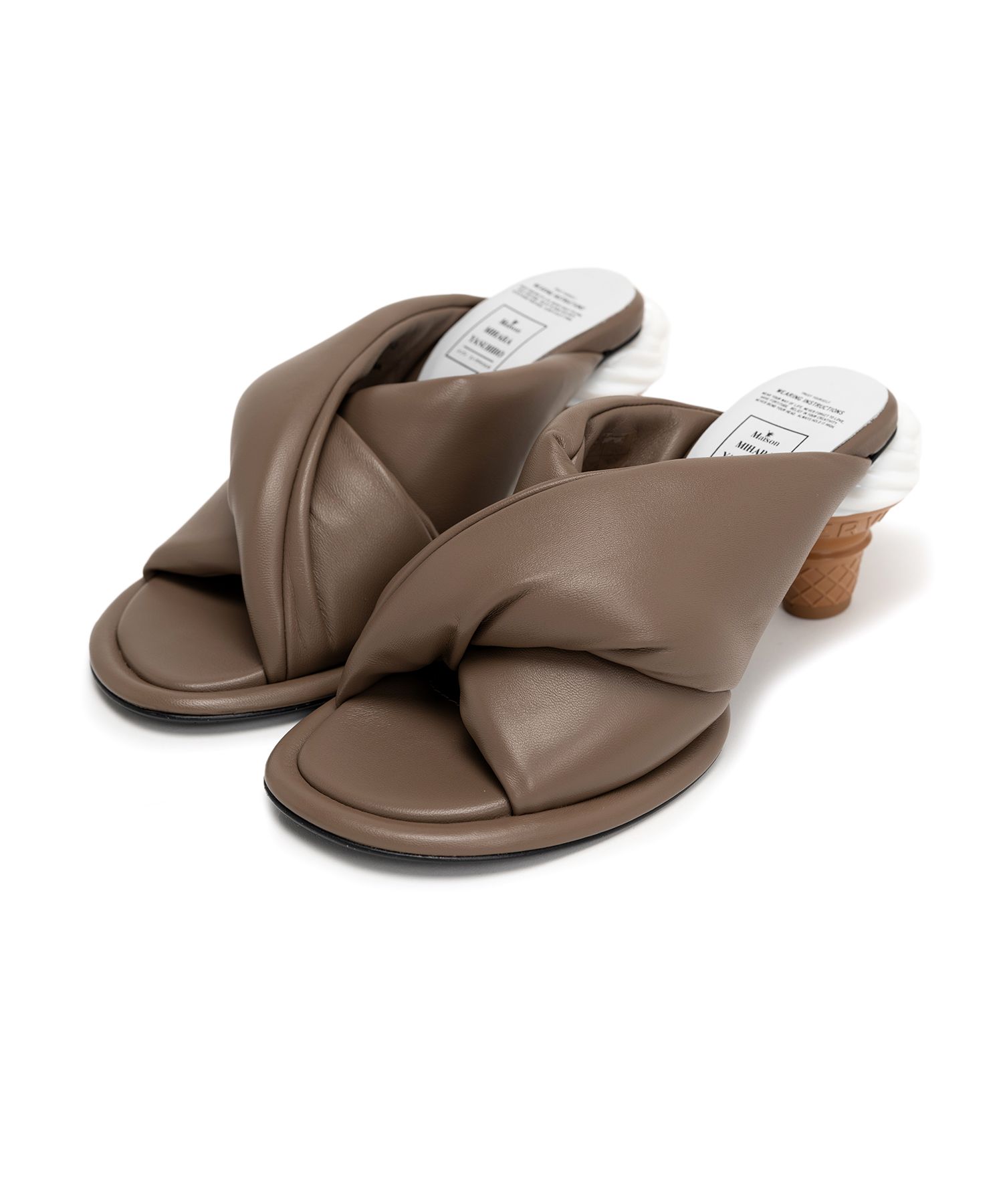 Soft Serve Heel Puffer Sandals