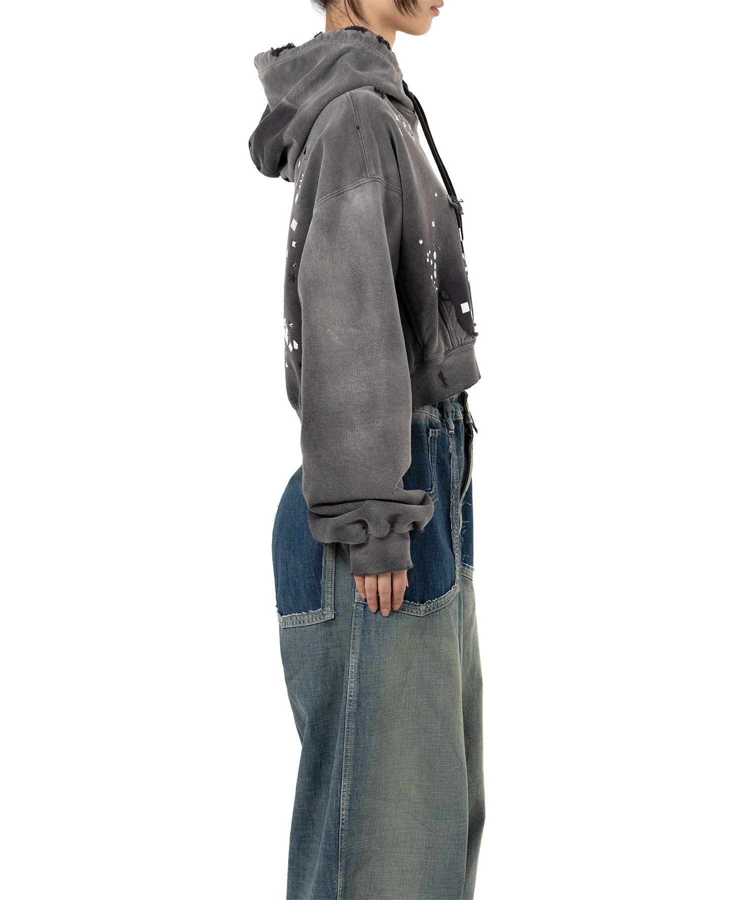 ミハラヤスヒロ　SUNFADED RESIZE HOODIE ミハラヤスヒロ SUNFADED RESIZE HOODIE - メルカリ
