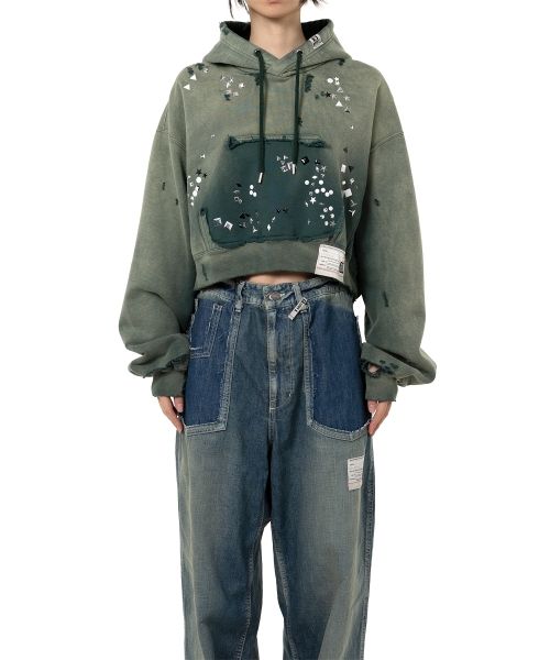 Sun Faded Like Embellished Hoodie