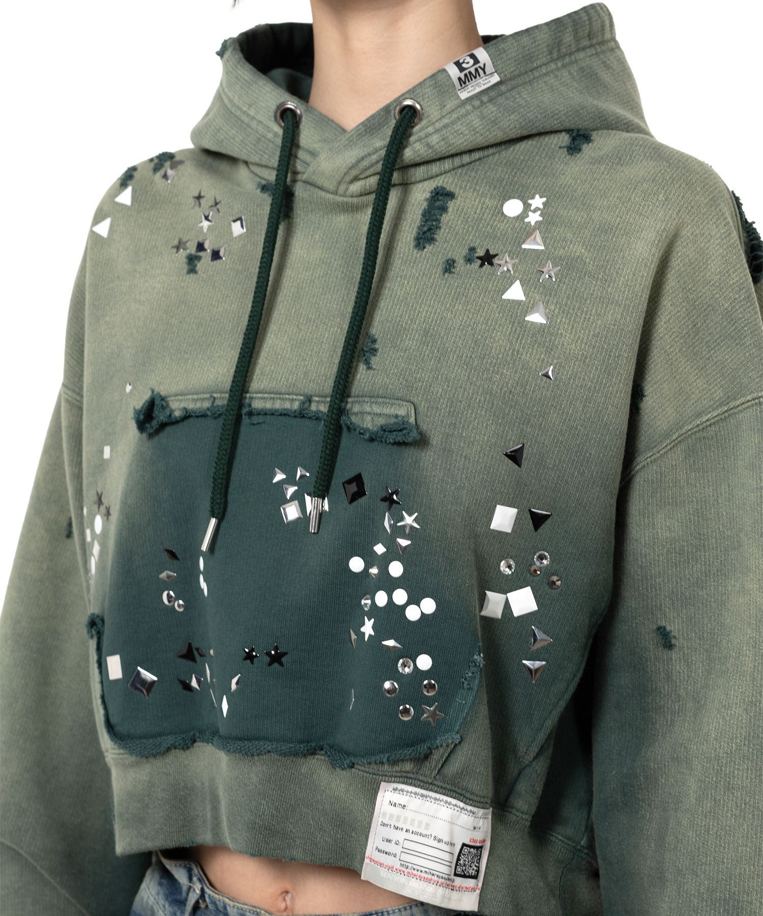 Sun Faded Like Embellished Hoodie