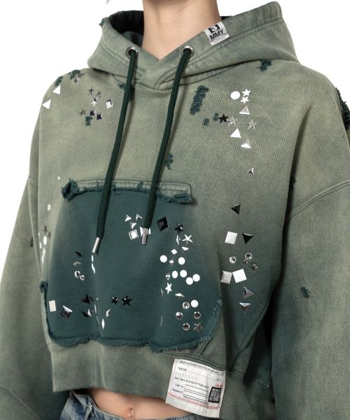 Sun Faded Like Embellished Hoodie
