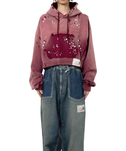 Sun Faded Like Embellished Hoodie