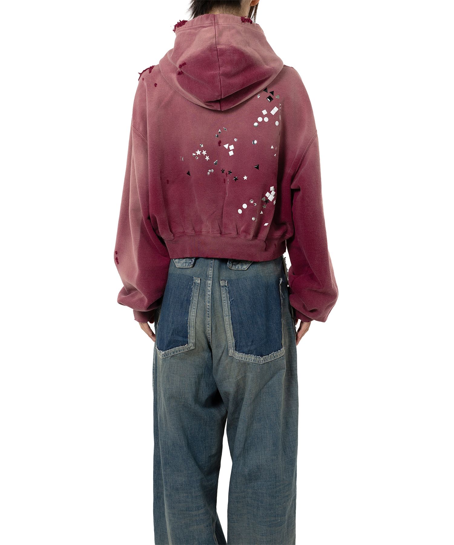 Sun Faded Like Embellished Hoodie