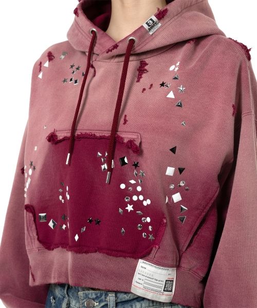 Sun Faded Like Embellished Hoodie