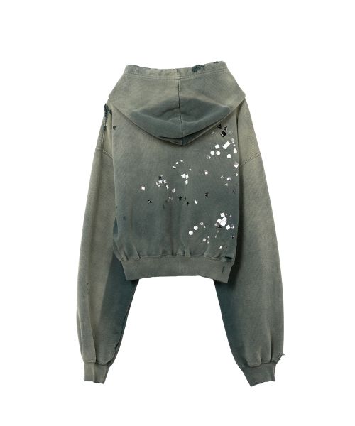 Sun Faded Like Embellished Hoodie