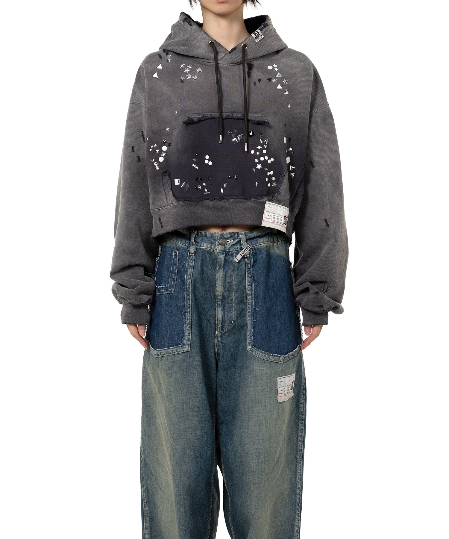 Sun Faded Like Embellished Hoodie