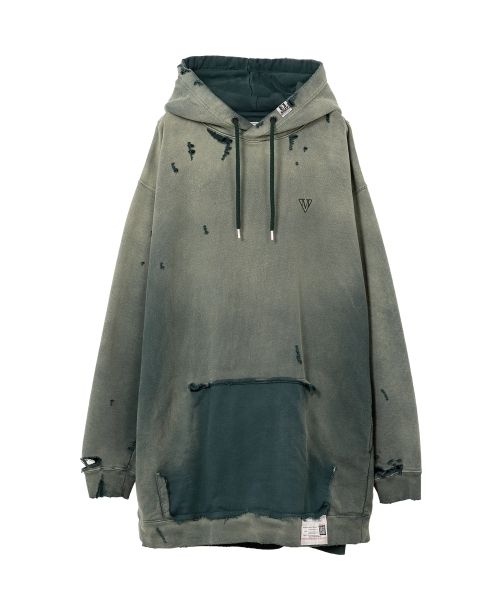 ミハラヤスヒロ　SUNFADED RESIZE HOODIE ミハラヤスヒロ SUNFADED RESIZE HOODIE - メルカリ
