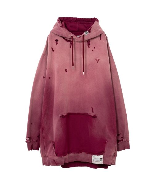 ミハラヤスヒロ　SUNFADED RESIZE HOODIE Maison MIHARA YASUHIRO ONLINE STORE（ミハラヤスヒロ