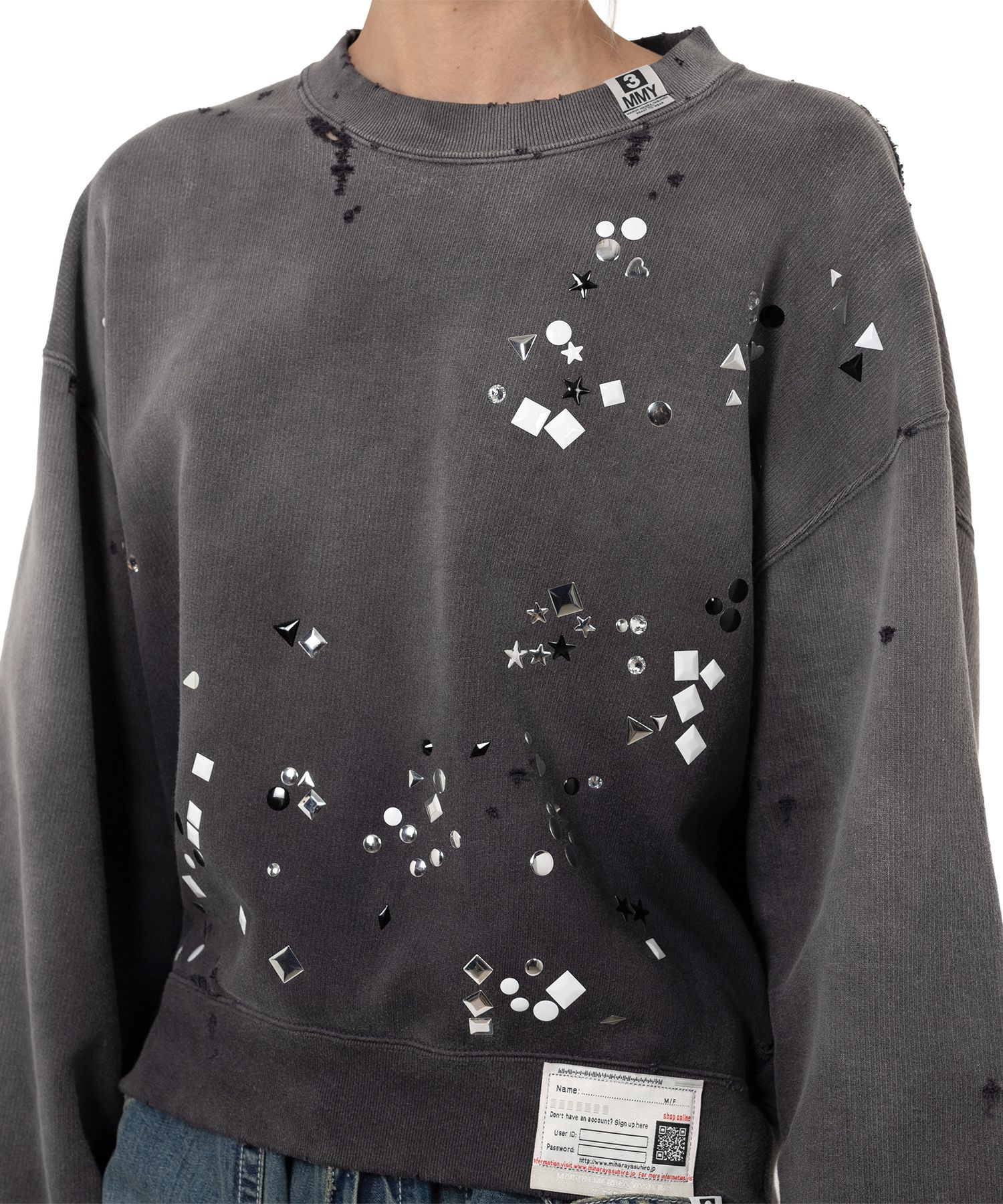 Sun Faded Like Embellished Sweatshirt