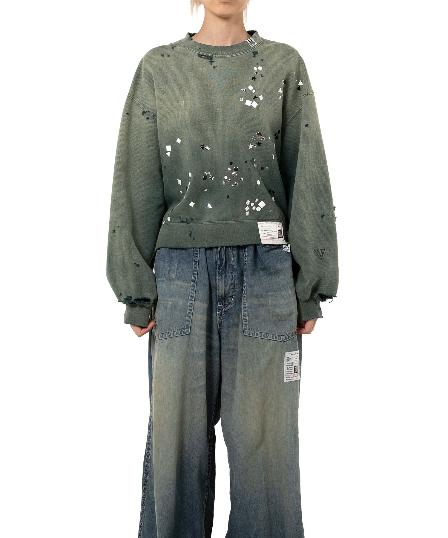 Sun Faded Like Embellished Sweatshirt