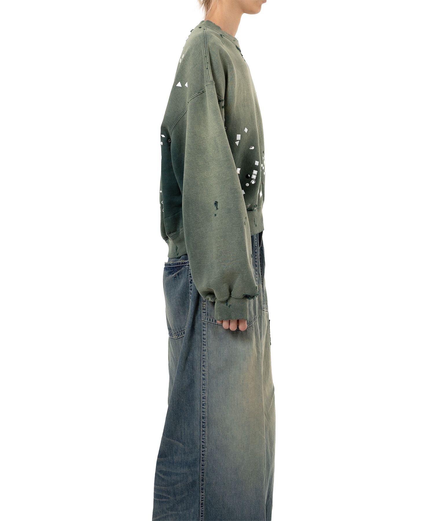 Sun Faded Like Embellished Sweatshirt