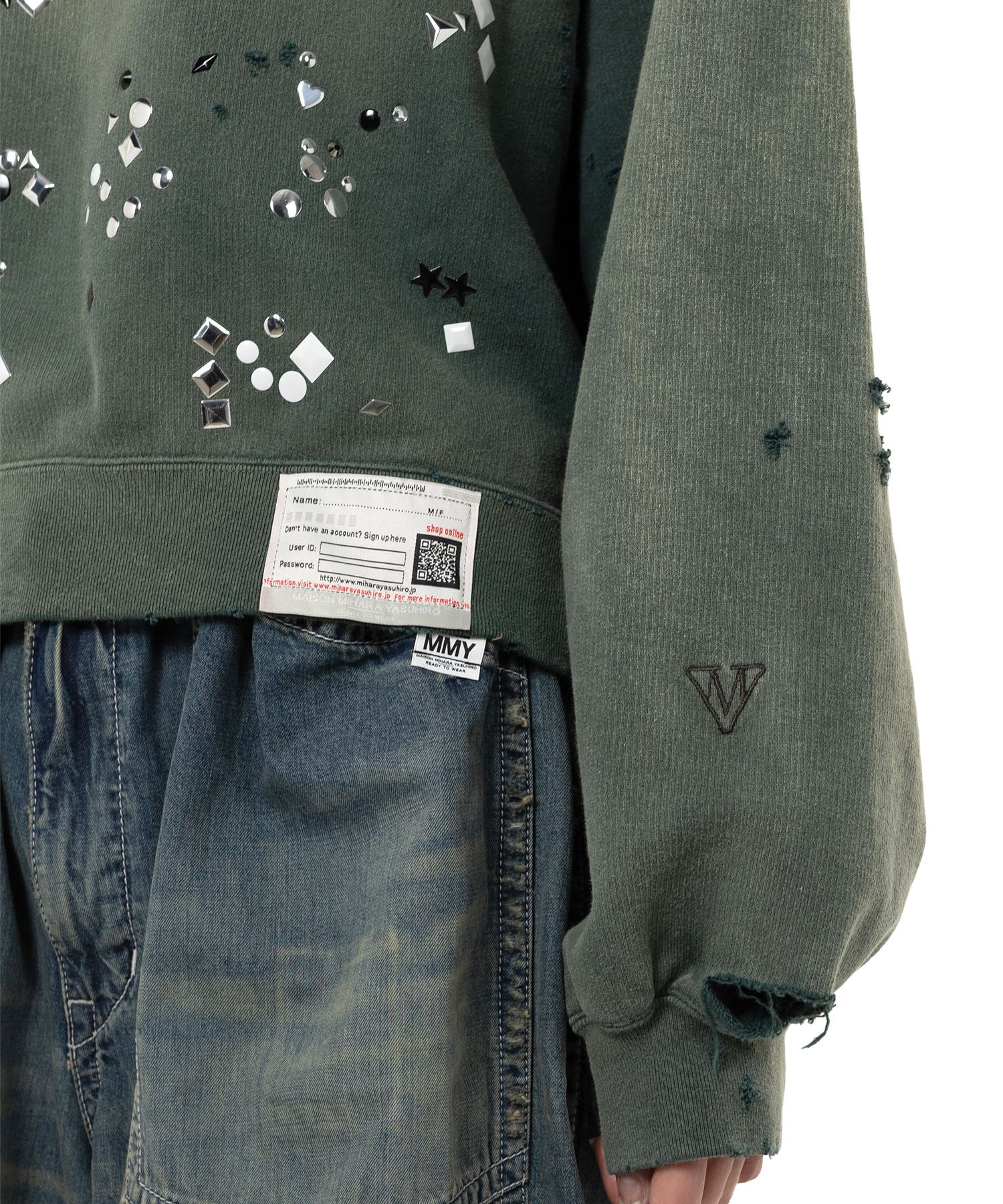 Sun Faded Like Embellished Sweatshirt