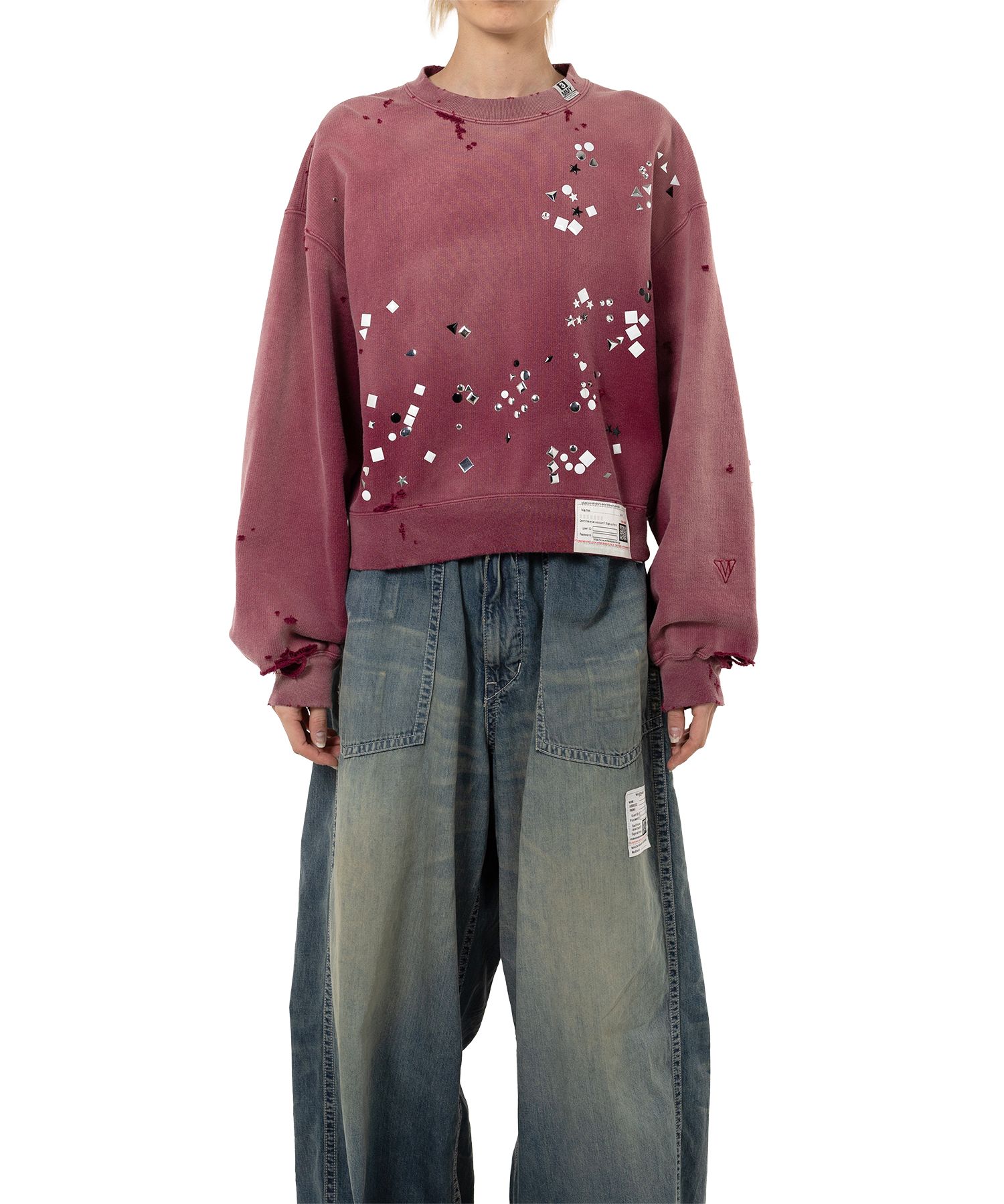 Sun Faded Like Embellished Sweatshirt