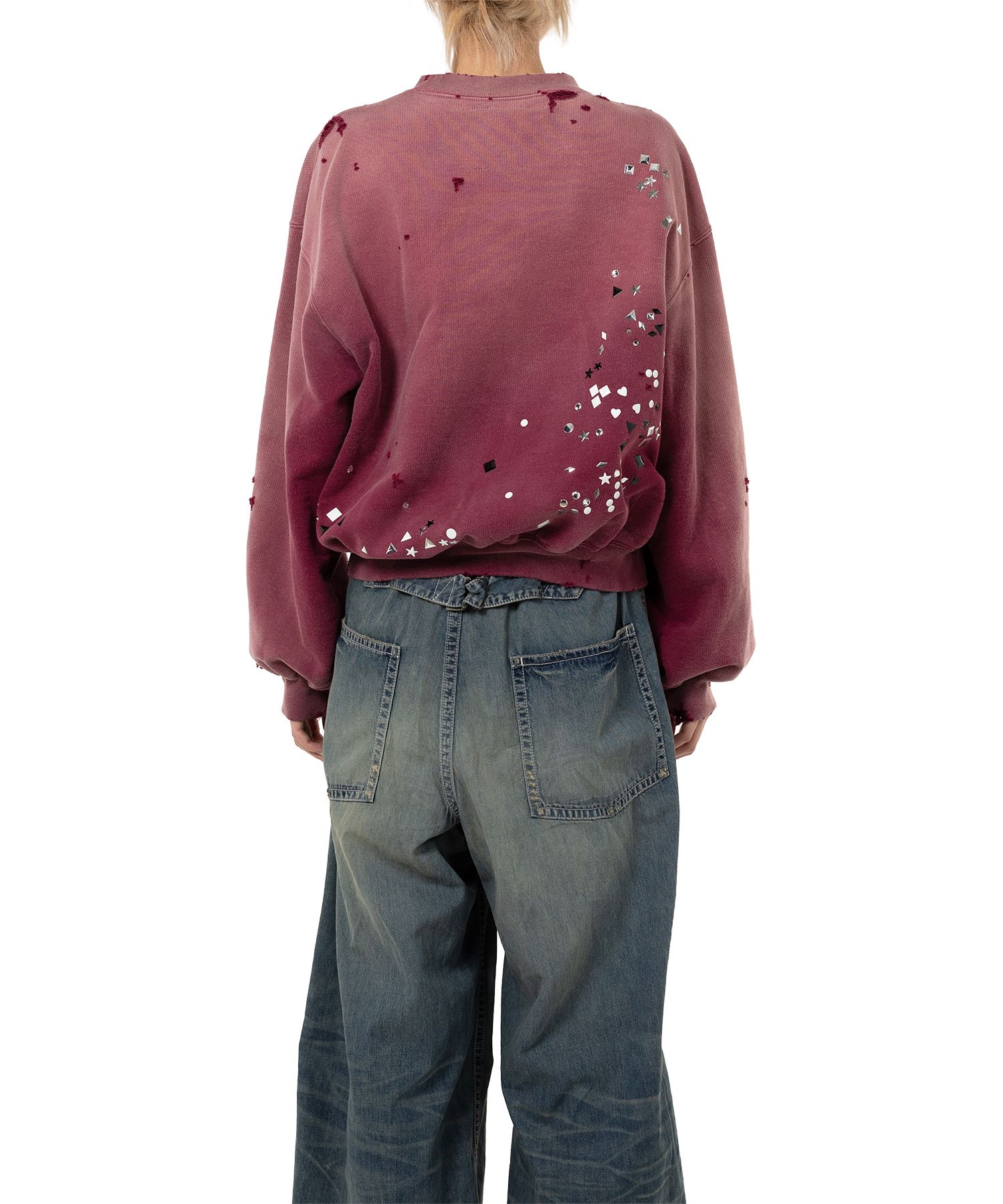 Sun Faded Like Embellished Sweatshirt